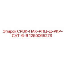 1250065273 СРВК-ПАК-РПЦ-Д-РКР-CAT-6-6 Epiroc