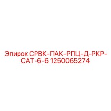 1250065274 СРВК-ПАК-РПЦ-Д-РКР-CAT-6-6 Epiroc