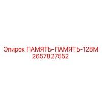 2657827552 ПАМЯТЬ-ПАМЯТЬ-128М Epiroc