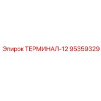 95359329 ТЕРМИНАЛ-12 Epiroc