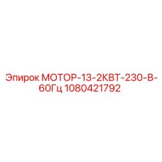 1080421792 МОТОР-13-2КВТ-230-В-60Гц Эпирок
