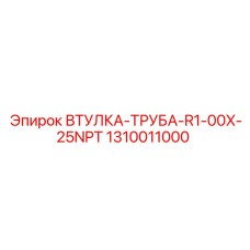 1310011000 ВТУЛКА-ТРУБА-R1-00X-25NPT Epiroc
