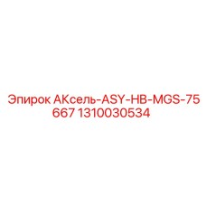 1310030534 АКсель-ASY-HB-MGS-75667 - Epiroc