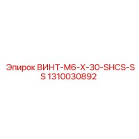 1310030892 ВИНТ-M6-X-30-SHCS-SS Epiroc