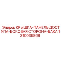 1310035868 Крышка-панель доступа-боковая сторона-бака Epiroc