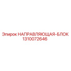 1310072646 НАПРАВЛЯЮЩАЯ-БЛОК Эпирок