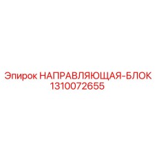 1310072655 НАПРАВЛЯЮЩАЯ-БЛОК Эпирок