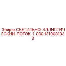 1310081033 СВЕТИЛЬНО-ЭЛЛИПТИЧЕСКИЙ-ПОТОК-1-000 Epiroc