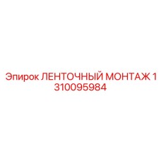 1310095984 ЛЕНТОЧНЫЙ МОНТАЖ Epiroc