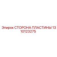 1310123275 СТОРОНА ПЛАСТИНЫ Epiroc