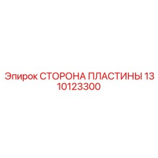 1310123300 СТОРОНА ПЛАСТИНЫ Epiroc
