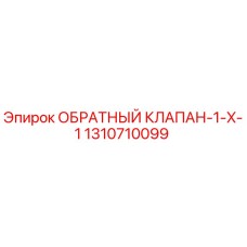 1310710099 ОБРАТНЫЙ КЛАПАН-1-X-1 Epiroc