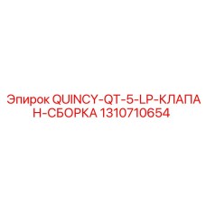 1310710654 QUINCY-QT-5-LP-КЛАПАН-СБОРКА Epiroc