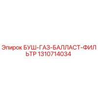 1310714034 БУШ-ГАЗ-БАЛЛАСТ-ФИЛЬТР Epiroc
