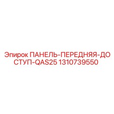 1310739550 ПАНЕЛЬ-ПЕРЕДНЯЯ-ДОСТУП-QAS25 Epiroc