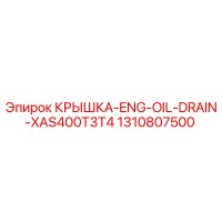 1310807500 КРЫШКА-ENG-OIL-DRAIN-XAS400T3T4 (Epiroc)