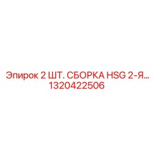1320422506 - 2 ШТ. СБОРКА HSG 2-Я… - Epiroc
