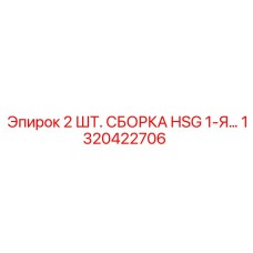 1320422706 2 ШТ. СБОРКА HSG 1-Я... Epiroc