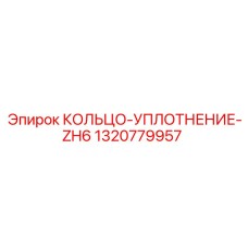 1320779957 КОЛЬЦО-УПЛОТНЕНИЕ-ZH6 Epiroc