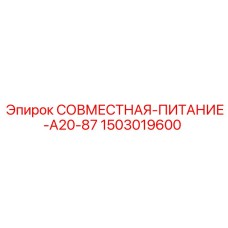 1503019600 СОВМЕСТНАЯ-ПИТАНИЕ-A20-87 Epiroc