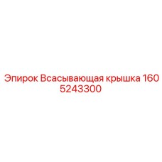 1605243300 Всасывающая крышка Epiroc