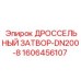 Затвор для бурового раствора DN200 Epiroc 1606456107