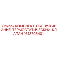 1613706401 КОМПЛЕКТ-ОБСЛУЖИВАНИЕ-ТЕРМОСТАТИЧЕСКИЙ-КЛАПАН Epiroc