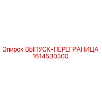 1614530300 ВЫПУСК-ПЕРЕГРАНИЦА Epiroc