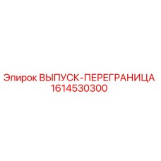 1614530300 ВЫПУСК-ПЕРЕГРАНИЦА Epiroc