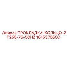 1615376600 ПРОКЛАДКА-КОЛЬЦО-ZT255-75-50HZ Epiroc