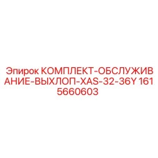 Комплект обслуживания глушителя Epiroc артикул 1615660603