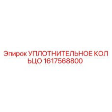 1617568800 УПЛОТНИТЕЛЬНОЕ КОЛЬЦО Epiroc