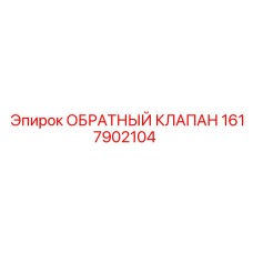 1617902104 ОБРАТНЫЙ КЛАПАН Epiroc