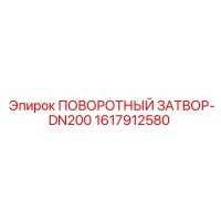 1617912580 ПОВОРОТНЫЙ ЗАТВОР-DN200 Epiroc