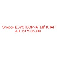1617936300 Двустворчатый клапан Epiroc