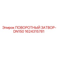 1624315781 Поворотный затвор-DN150 Epiroc