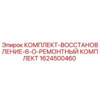 1624500460 КОМПЛЕКТ ВОССТАНОВЛЕНИЯ 6-O РЕМОНТНЫЙ КОМПЛЕКТ Epiroc