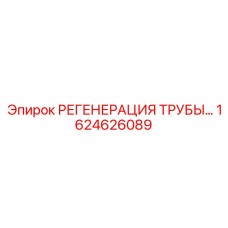 1624626089 РЕГЕНЕРАЦИЯ ТРУБЫ Epiroc