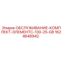 1624648942 ОБСЛУЖИВАНИЕ-КОМПЛЕКТ-ЭЛЕМЕНТC-130-25-G8 Epiroc