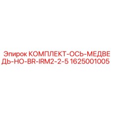 1625001005 КОМПЛЕКТ-ОСЬ-МЕДВЕДЬ-НО-BR-IRM2-2-5 Epiroc