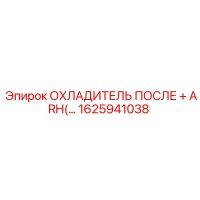 1625941038 ОХЛАДИТЕЛЬ ПОСЛЕ ARH Эпирок