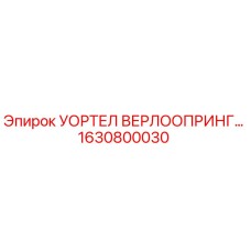 1630800030 УОРТЕЛ ВЕРЛООПРИНГ Epiroc