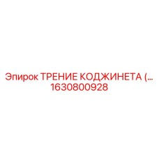 1630800928 ТРЕНИЕ КОДЖИНЕТА Epiroc