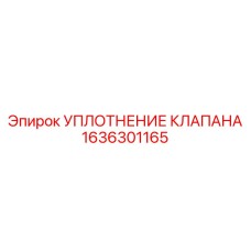 1636301165 УПЛОТНЕНИЕ КЛАПАНА Epiroc
