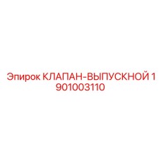 1901003110 КЛАПАН-ВЫПУСКНОЙ Epiroc