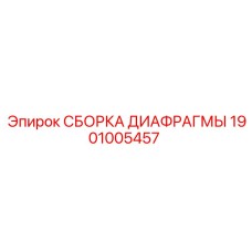 1901005457 СБОРКА ДИАФРАГМЫ Epiroc