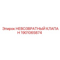 1901065874 НЕВОЗВРАТНЫЙ КЛАПАН Epiroc