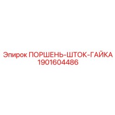 1901604486 ПОРШЕНЬ-ШТОК-ГАЙКА Эпирок