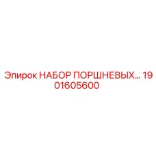 1901605600 НАБОР ПОРШНЕВЫХ ГИДРОЦИЛИНДРА Epiroc