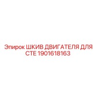 1901618163 ШКИВ ДВИГАТЕЛЯ ДЛЯ CTE Epiroc